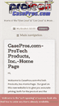 Mobile Screenshot of casepros.com